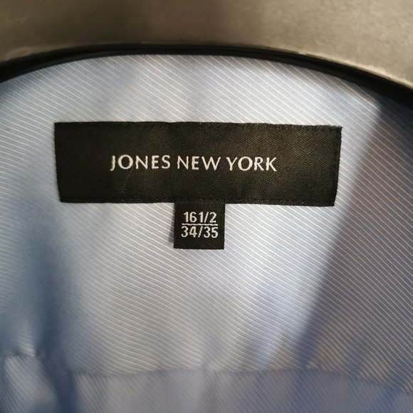 Jones New York Light Blue Twill Shirt - Picture 3 of 3
